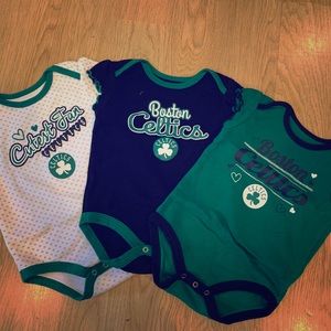 Boston Celtics Onesies/Bodysuits